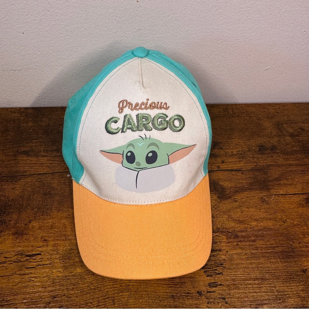 Star Wars Mandalorian Baby Yoda Grogu Precious Cargo Kids Baseball Cap Hat